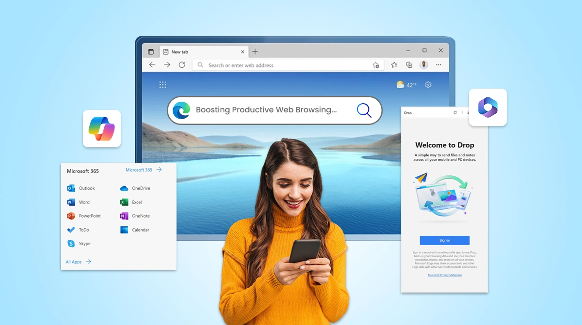 Microsoft Edge Boosting Productive Web Browsing Experience