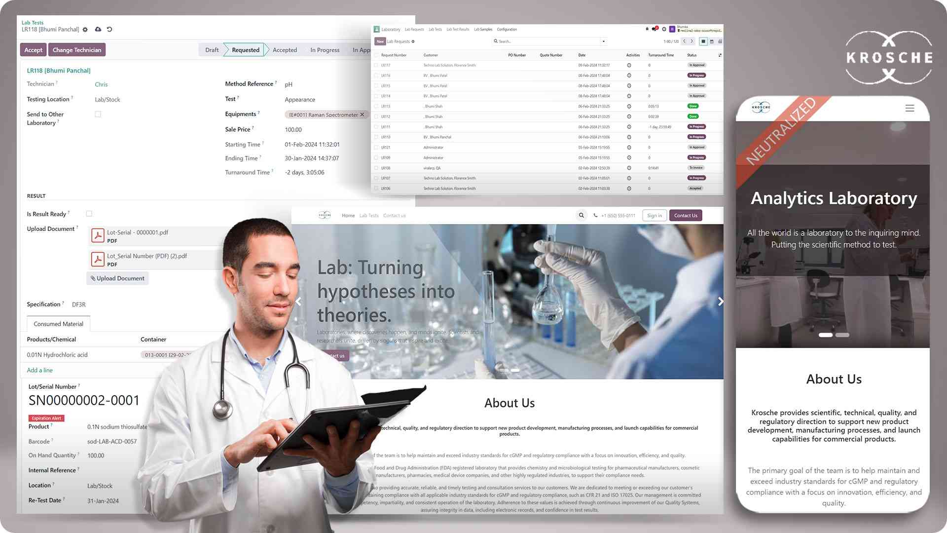 Odoo ERP Services for Lab Management