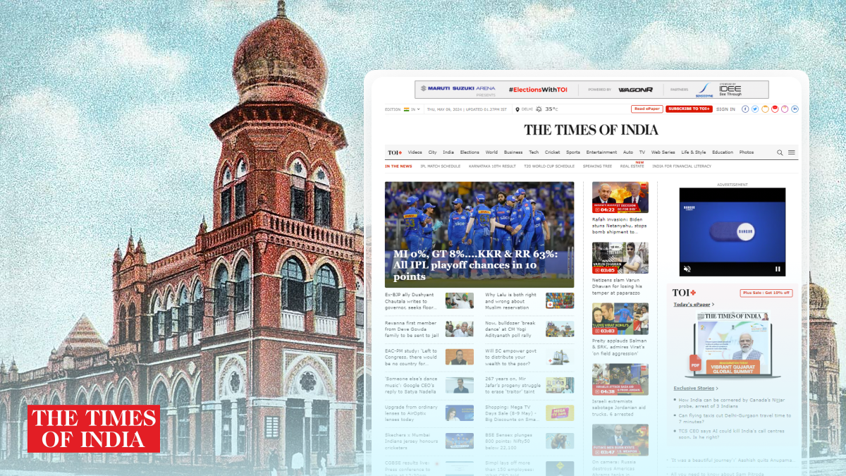 Times of India – Editorial Dashboards