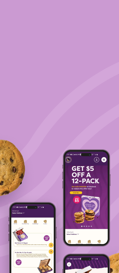 Built a Robust Mobile App to Order Cookies Online