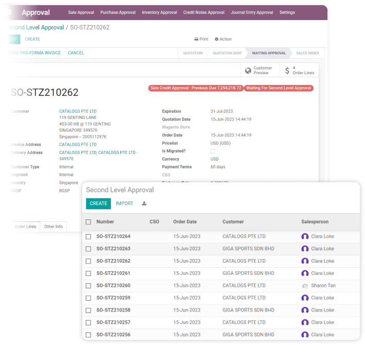 enhanced uiux experience for odoo integration