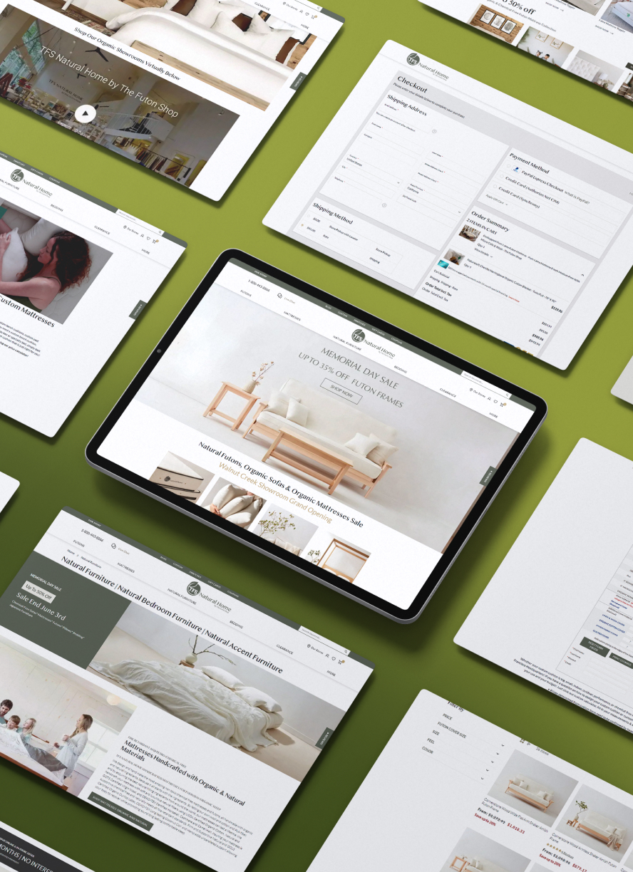 uiux enhancement for a home furnishing brand