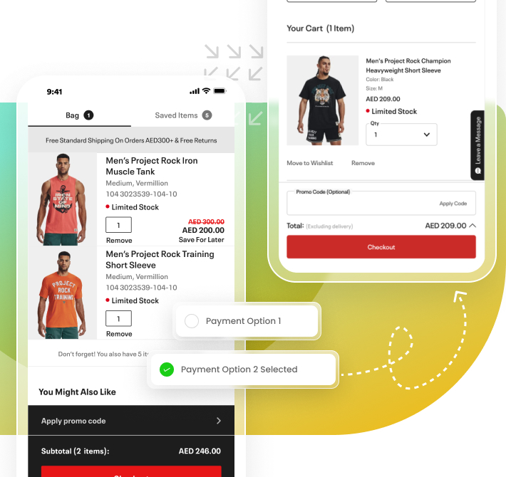 mobile app for sports brand