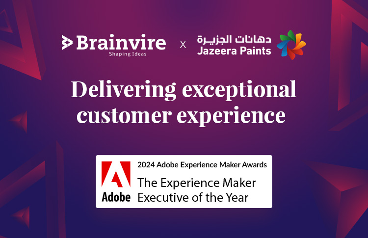 Jazeera Paints and Brainvire Shine Bright at the 2024 Adobe Experience Maker Award