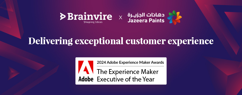 Jazeera Paints and Brainvire Shine Bright at the 2024 Adobe Experience Maker Award