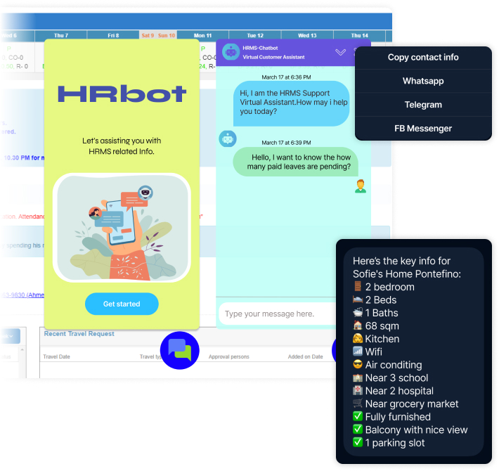 ai-driven hrms chatbot development