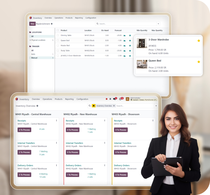 odoo implementation for the retailer