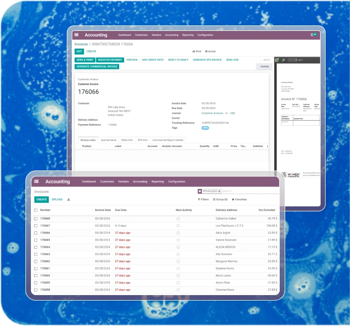 Enabled Custom Commercial Invoice Generation with Flexible Data Entry